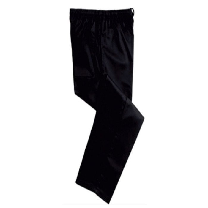 CHEF TROUSER BLACK SIZE 30 65/35 POLYCOTTON PRIME PRO.COOKER