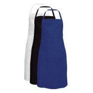 BIB APRON WHITE L70 X H90CM 65/35 POLYCOTTON CLASSIC PRO.COOKER