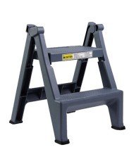 TWO-STEP FOLDING STEPSTOOL 150KG BLACK