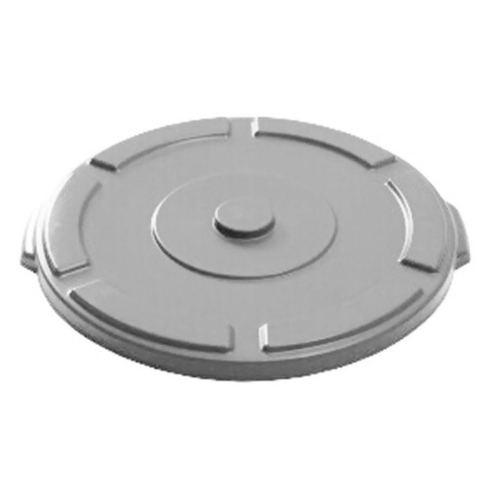 LID FOR ROUND BIN 166L GREY