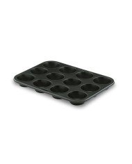 TRAY 12 MUFFINS D7XH3CM 38X27XH3.5CM NON STICK