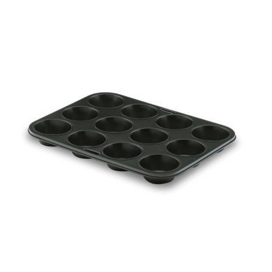 TRAY 12 MUFFINS D7XH3CM 38X27XH3.5CM NON STICK