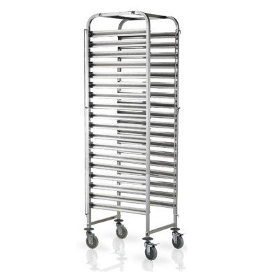 RACKING TROLLEY 18 LEVELS GN 1/1 ENTRY L32.5 X H179CM