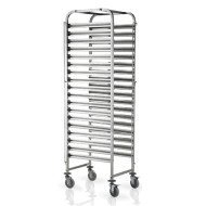 RACKING TROLLEY 18 LEVELS GN 2/1 ENTRY L53 X H179CM