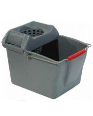 PAIL RECTANGULAR 14L WITH MOP STRAINER RECTANGULAR