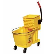 GRANDMAID TROLLEY SIDE PRESS COMBO YELLOW 33L