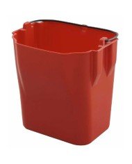 DIRTY WATER BUCKET 17L RED FOR GRANDMAID TROLLEY 33L