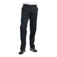 CHEF TROUSERS BLACK SIZE 48 67% POLYESTER 33% COTTON NERO CHAUD DEVANT