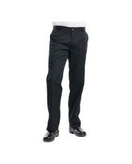 CHEF TROUSERS BLACK SIZE 50 67% POLYESTER 33% COTTON NERO CHAUD DEVANT