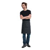 APRON BLACK DENIM L90 X W50CM 60% COTTON 40% POLYESTER REGULAR