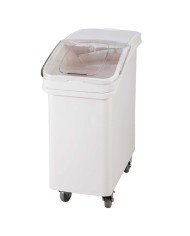 INGREDIENT BIN WITH POLYCARBONATE LID WHITE