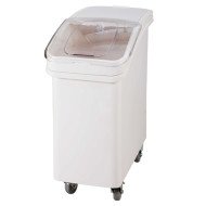 INGREDIENT BIN WITH POLYCARBONATE LID WHITE
