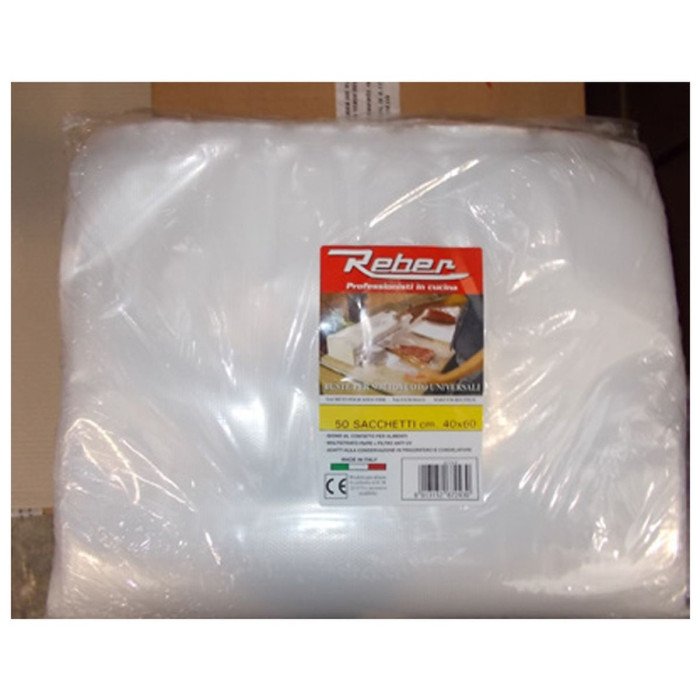 VACUUM PACKING BAG FOR SEMI PRO AND ECOPRO PACK OF 50 L40 X W60CM 