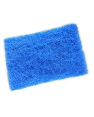 SCOURING PAD MEDIUM L14.5XW10XH1CM BLUE