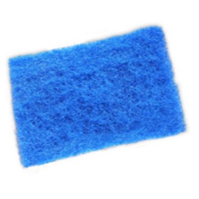 SCOURING PAD MEDIUM L14.5XW10XH1CM BLUE