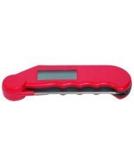 RED GOURMET THERMOMETER -39.9/+149.9°C FOLDING PROBE WATER RESISTANT  