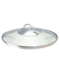 GLASS LID D24CM WIRE KNOB  STAINLESS STEEL SOCOOK GUEST OF