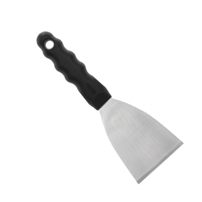 STIFF SCRAPER SST BLADE L11X8CM LENGHT 23CM BLACK ERGONOMIC HANDLE  