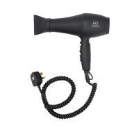 PISTOL BLACK MATT HAIR DRYER 220-240V/50-60HZ/1800-2000W UK PLUG