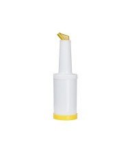 STORE N POUR BOTTLE ROUND YELLOW 2L POLYPROPYLENE