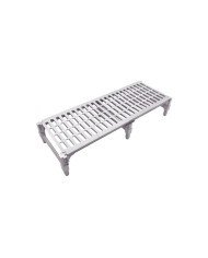 VENTED DUNNAGE RACK L91W53XH22.5CM 270KG SPECKLED GREY PP/IRON