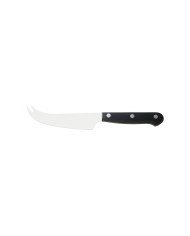 CHEESE KNIFE BLADE BLACK POM HANDLE KNIFE L STAINLESS STEEL