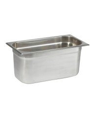 CONTAINER GN 1/3-150 RECTANGULAR 5.7L THICK. 0.8MM STAINLESS STEEL QUALIPLUS PRO.COOKER