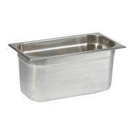 CONTAINER GN 1/3-150 RECTANGULAR 5.7L THICK. 0.8MM STAINLESS STEEL QUALIPLUS PRO.COOKER