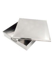 BOX SQUARE WITH COVER 30.48CM SST