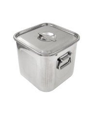 DEEP SQUARE KITCHEN POT L10 X W10 X H10CM SST 