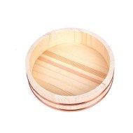 WOODEN RICE TUB D60XH15CM  