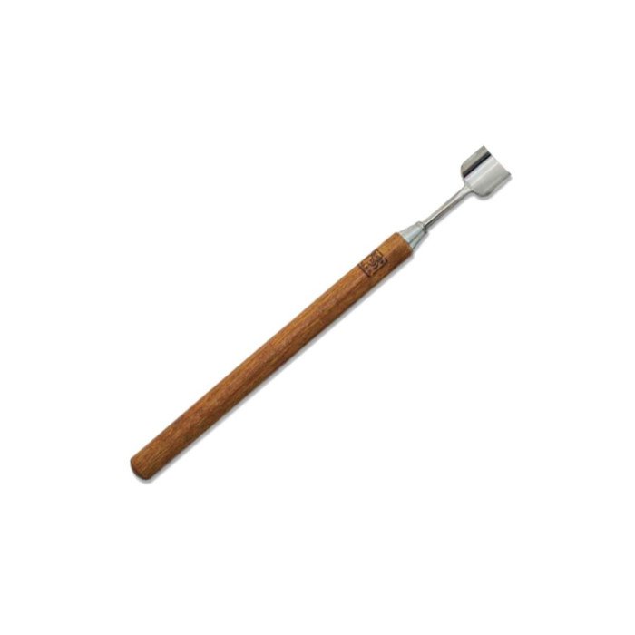 ICE CHISEL GOUGE WIDTH 3CM WOODEN HANDLE L37CM STAINLESS STEEL