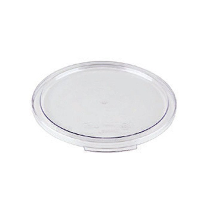 SNAP-ON LID FOR ROUND FOOD CONTAINER CLEAR Ø13CM POLYCARBONATE