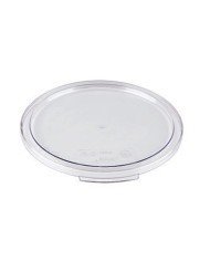 SNAP-ON LID FOR ROUND FOOD CONTAINER D18.8CM CLEAR POLYCARBONATE