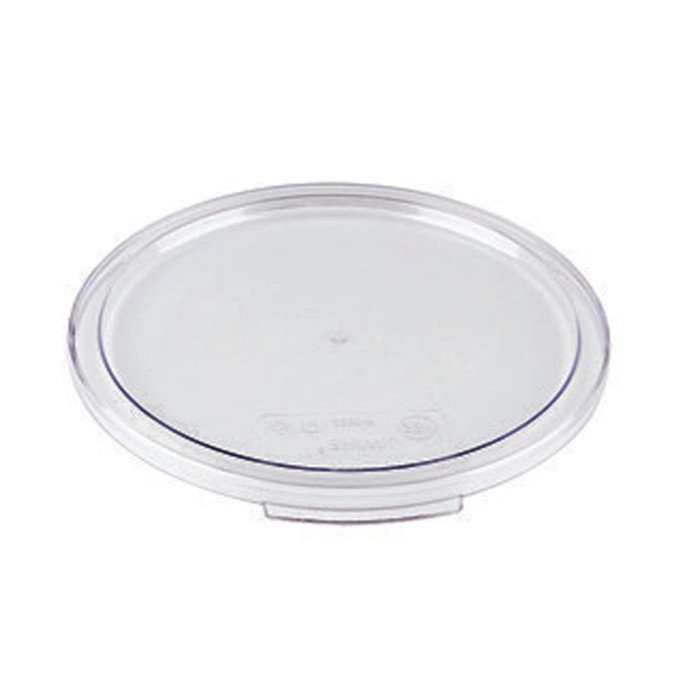 SNAP-ON LID FOR ROUND FOOD CONTAINER D18.8CM CLEAR POLYCARBONATE