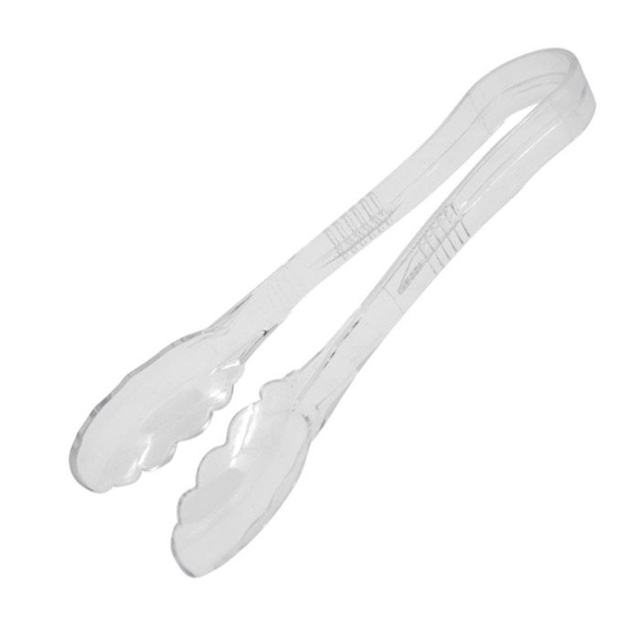 SCALLOP TONG CLEAR L23CM POLYCARBONATE 