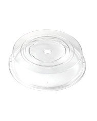 PLATE COVER D27CM CLEAR SAN