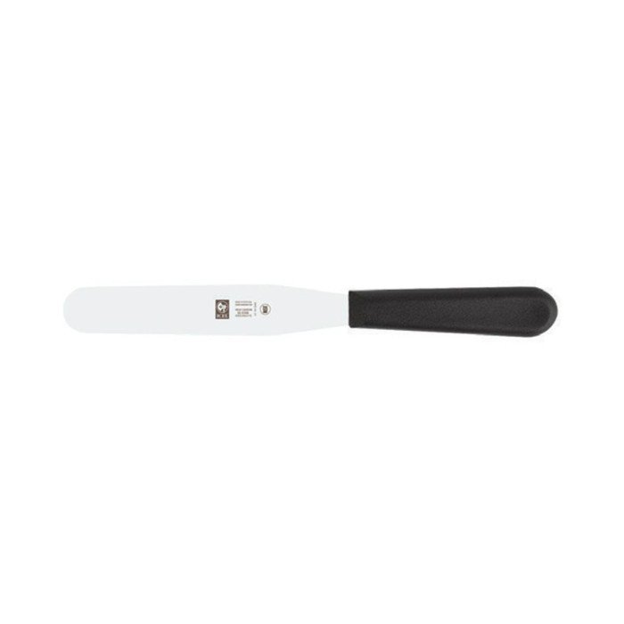 SPATULA PALETTE KNIFE STRAIGHT BLACK NYLON HANDLE