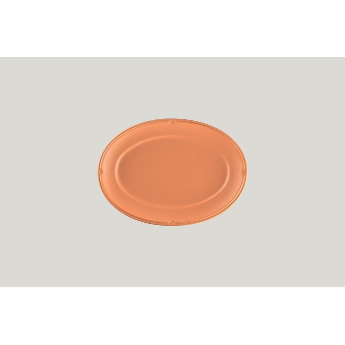 Flat plate oval Tero Decor porcelain 26x18.6 cm Earth Rak