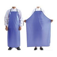 PROTECTIVE APRON BLUE L120 X W90CM PVC PRO.COOKER