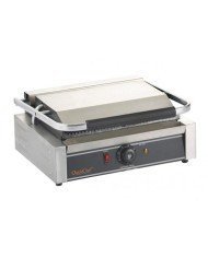 CONTACT GRILL SINGLE GROOVED PLATES 230V-1PH/50-60HZ 2.2KW STAINLESS STEEL PRO.INOX