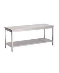 PREP&WORK TABLE WITH UNDER SHELF L60 X D70 X H85CM STAINLESS STEEL PRO.INOX