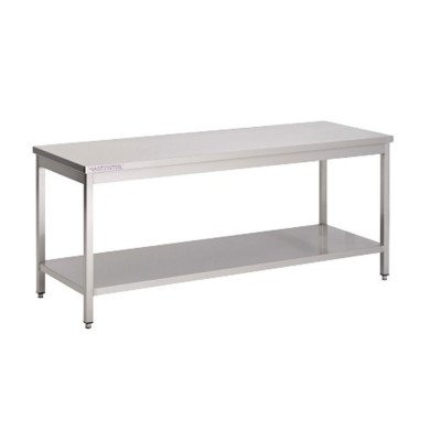 PREP&WORK TABLE WITH UNDER SHELF L160 X D70 X H85CM STAINLESS STEEL PRO.INOX