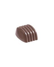 CHOCOLATE MOULD 24 ARC L27.5 X W13.5 X H2.4CM POLYCARBONATE