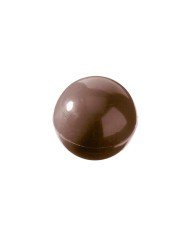 CHOCOLATE MOULD 24 HALF SPHERES L27.5XW13.5XH2.4CM POLYCARBONATE