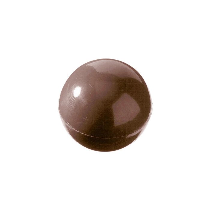 CHOCOLATE MOULD 24 HALF SPHERES L27.5XW13.5XH2.4CM POLYCARBONATE