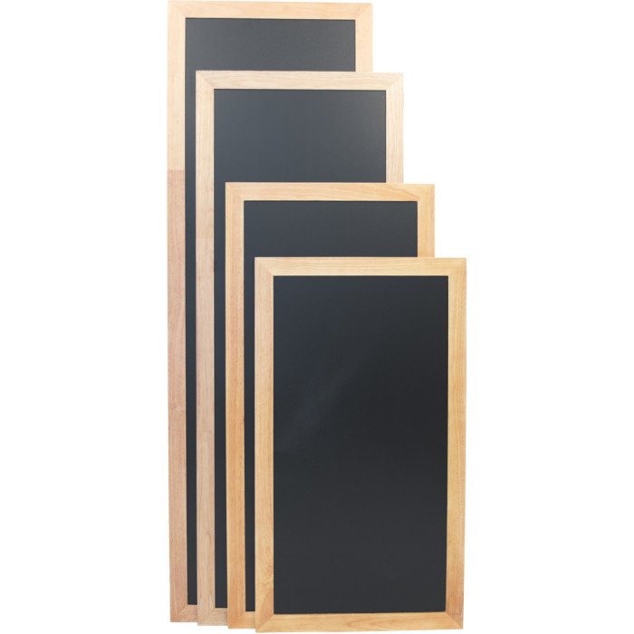 Wall-mounted blackboard rectangular black 120x56 cm Classique Securit