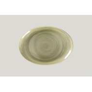 Dish oval green porcelain 32 mm Rakstone Spot Rak