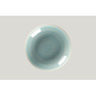 Soup plate round blue porcelain Ø 26 cm Rakstone Spot Rak