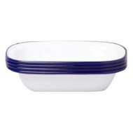 PIE DISH (4 PIECES) ROUND WHITE L20CM STEEL ENAMEL ENAMELWARE FALCON